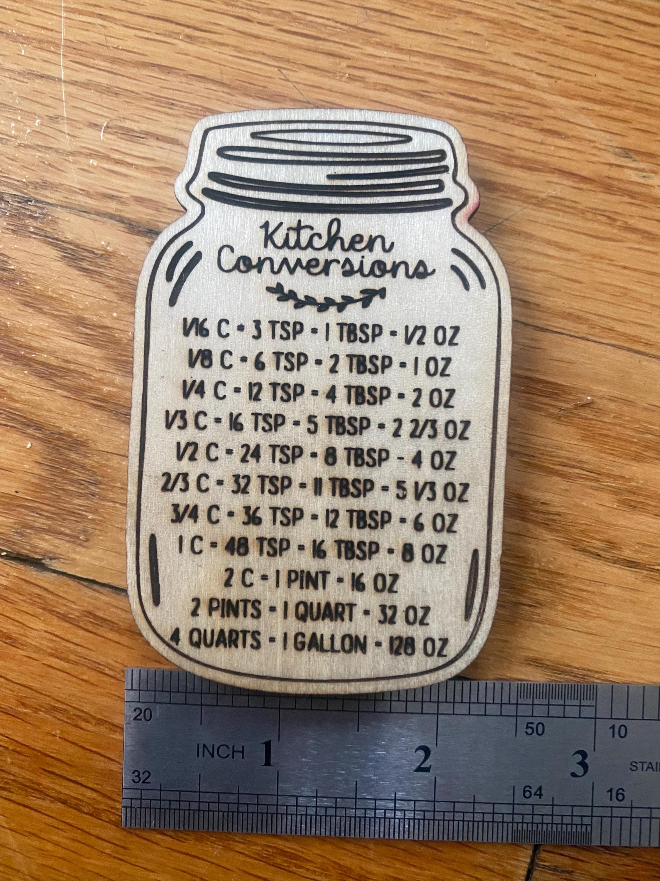 Kitchen Magnet - Conversion Magnets for Kitchen - Etsy