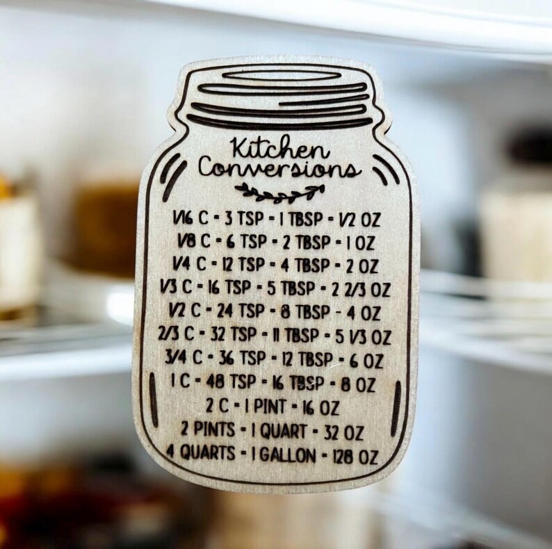 Kitchen Magnet - Conversion Magnets for Kitchen - Etsy