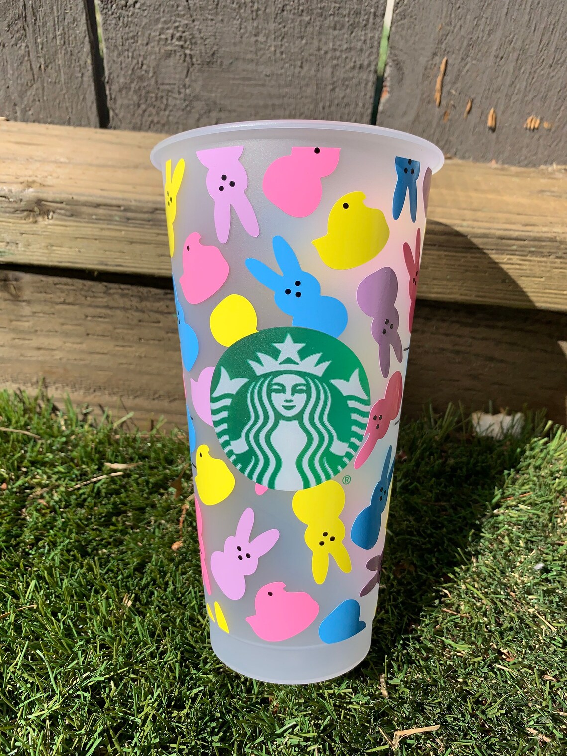 Peeps Easter Starbucks Cup Etsy