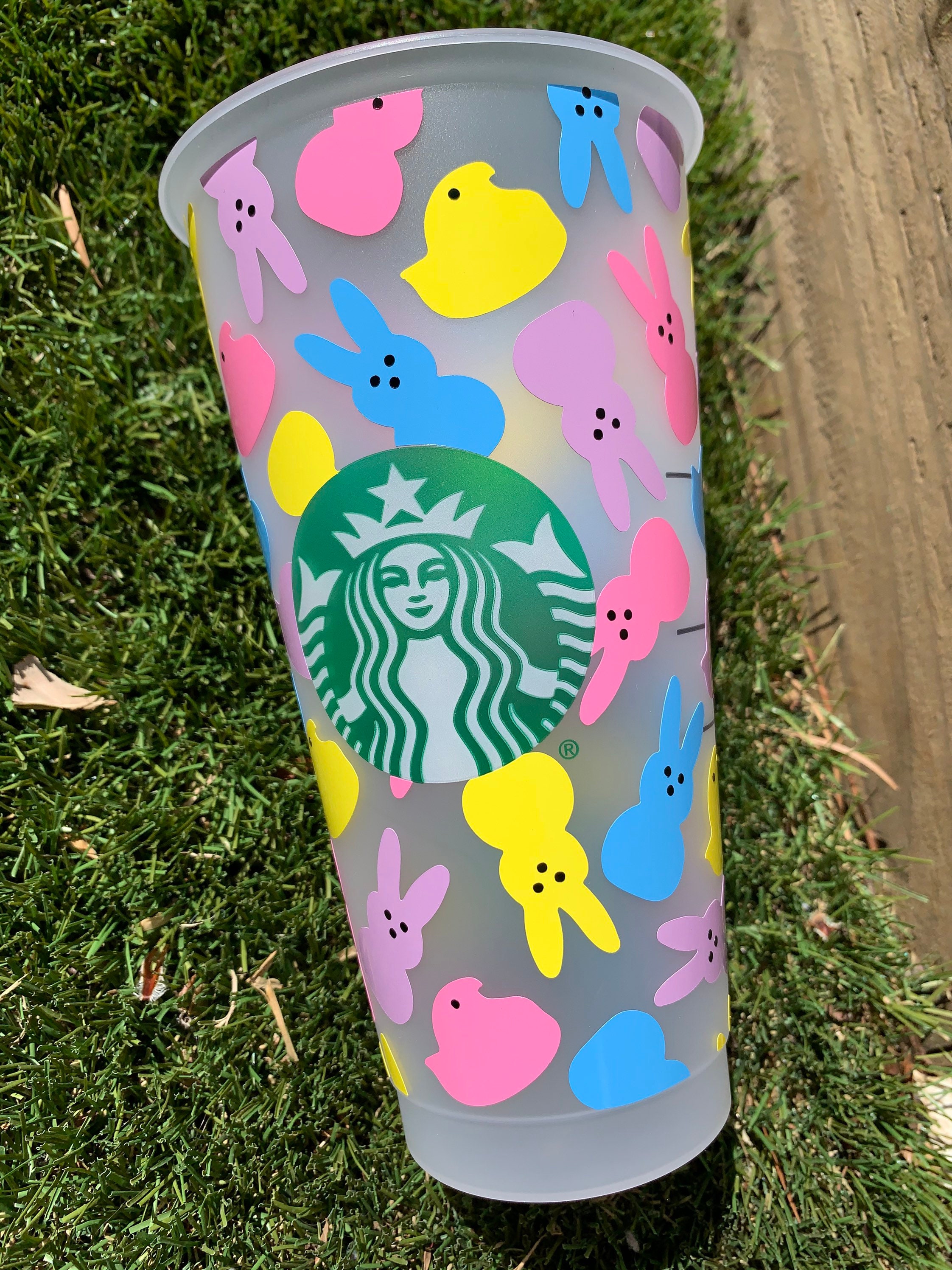 Peeps Easter Starbucks Cup Etsy