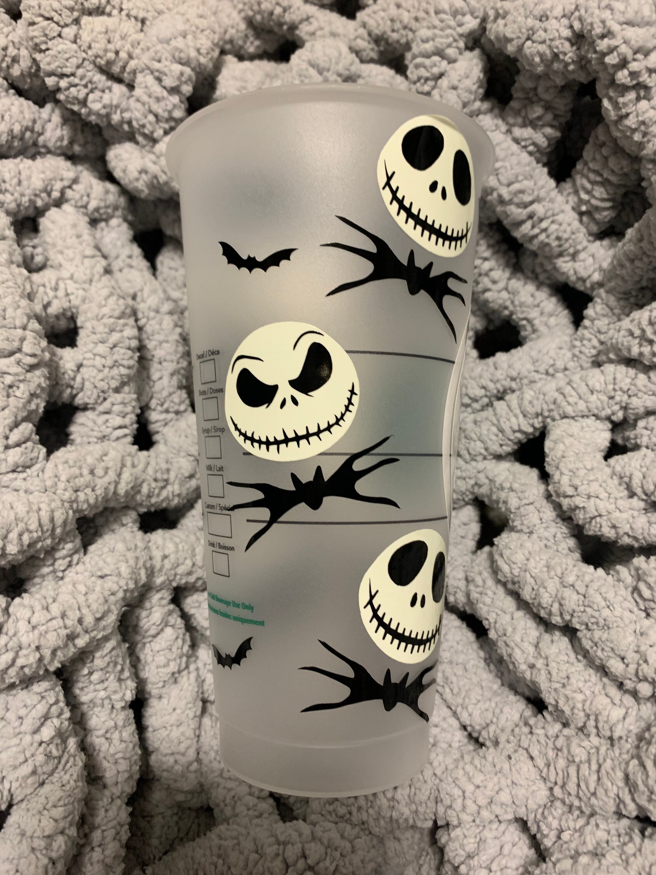 Nightmare Before Christmas Starbucks Cup Etsy