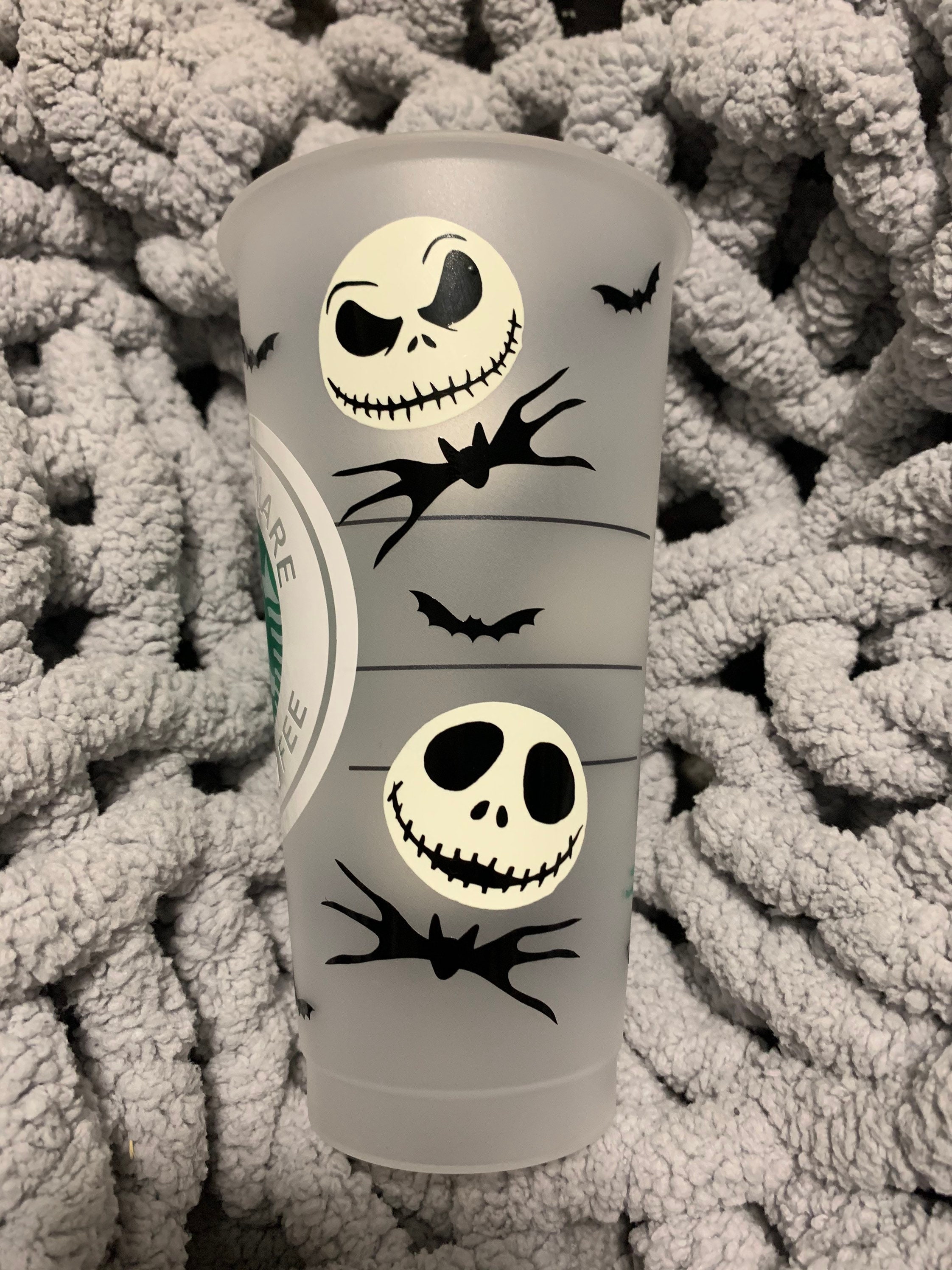 Nightmare Before Christmas Starbucks Cup Etsy