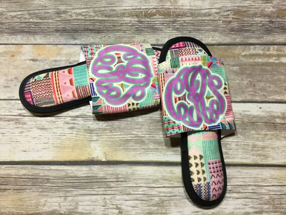 monogrammed house shoes
