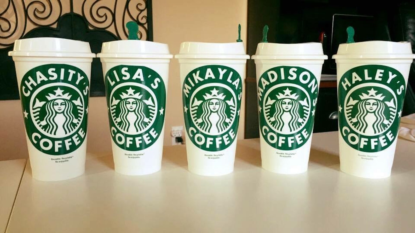 Personalized Name Reusable Cups Etsy