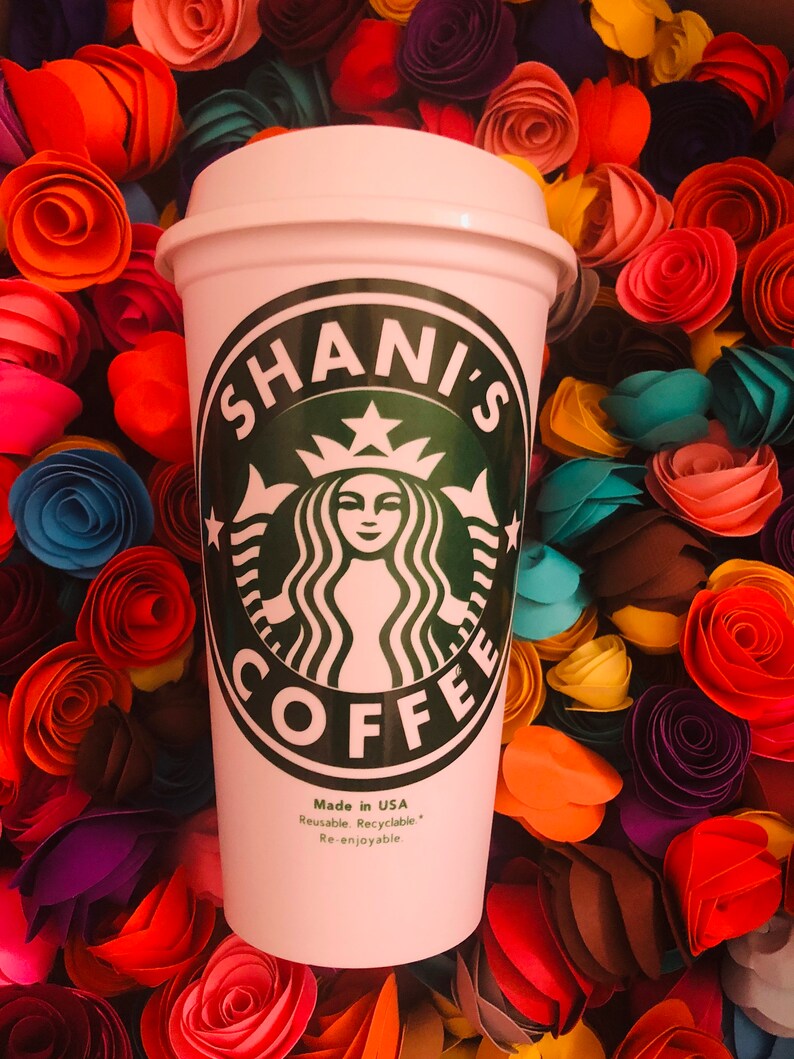 Starbucks Reusable Cups Personalized with name Etsy