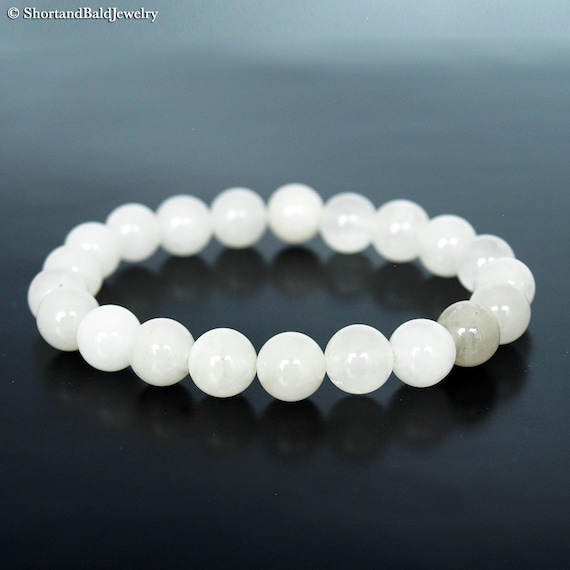 Genuine White Quartz Bracelet Natural Angola Rock Crystal