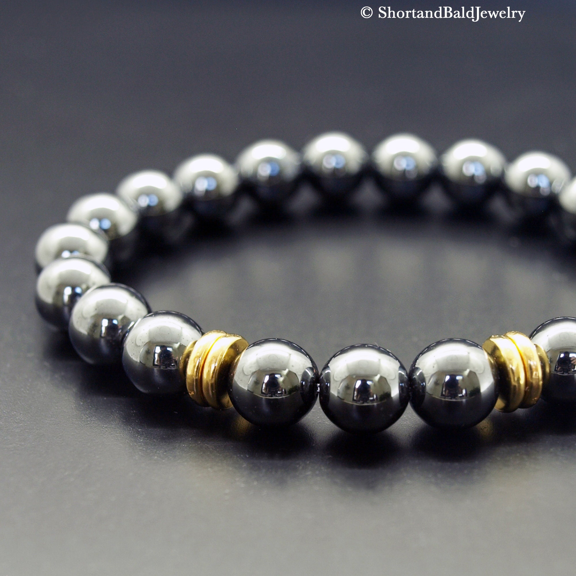 Black hematite bracelet deals