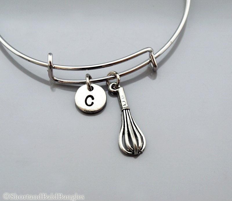 Whisk Charm Bangle Whisk Bracelet Kitchen Whisk Kitchen Etsy