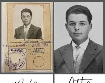 Picture Restoration service Old Photo Retouch Repair Vintage Photos Enhance Image Photo Editing Restore Old pictures Custom Canvas print