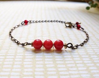 "Passion cherry" bracelet