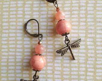 Earrings "Sweet dragonflies"