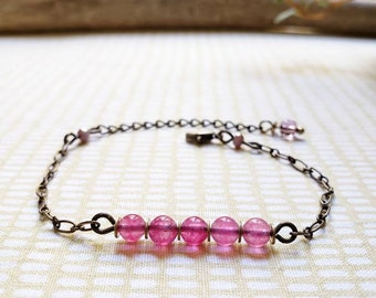 Bracelet "la vie en rose"