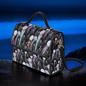 Cartable, sac bandoulière en toile, sac de plage, sac fourre-tout de plage, sac bandoulière, sac gothique, sac à main d'été, méduse