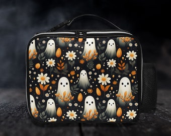 Halloween Lunch Bag For Women Halloween Lunch Box Cute Lunch Bag Insulated Cute Cottagecore Ghost Bag Goth Lunch Bag