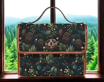 キャンバス クロスボディバッグ、サッチェルバッグ、クリスマスバッグ