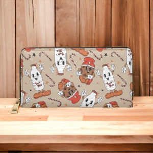 Niedliches Portemonnaie, Cottagecore Geldbörse, Vegan Portemonnaie, Brieftasche Frauen niedlich, Goth Geldbörse, schlanke Brieftasche, dunkle Academia, Kreditkartenetui,