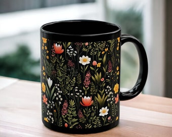 Alex Clark Japanese Anemones Flowers Mug - Wildflowers - Original Artwork - Cup For Nature Lovers - Gift Ideas - Perfect - View #8