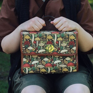 Mushroom Bag Boho Cottagecore Satchel Gift Cute Women Cross Body Purse Everyday Bag Satchel Bag Men Crossbody Bags For Women Small Toadstool