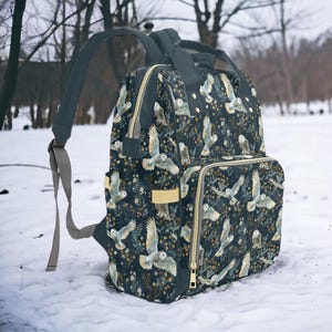 Dark Academia, Laptop Tragetasche für Frauen, Laptop Nylon Reisetasche, benutzerdefinierte Wickeltasche Rucksack, Schultasche, Kinder über Nacht, Dark Cottagecore