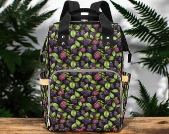 Windeltasche, Windeltasche, Rucksack, Geschenk für Baby, Pilztasche, Canvas Rucksack, Babyrucksack, Babywindeltasche, Babypartygeschenk, Laptoptasche