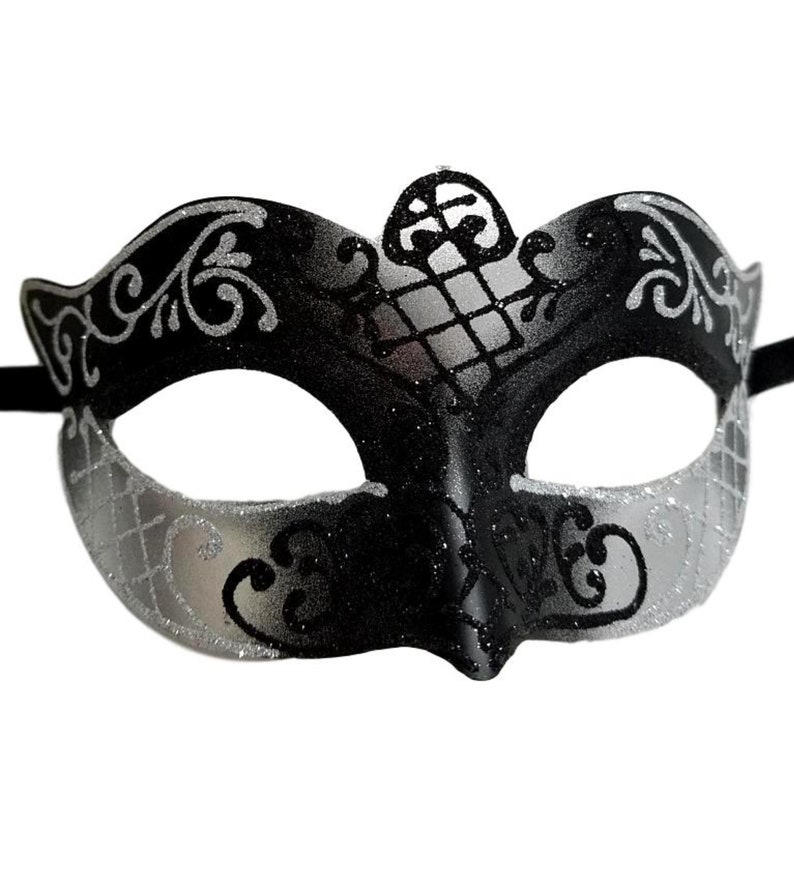 Small Venetian Style Mask With Matching Ribbon Ties and - Etsy