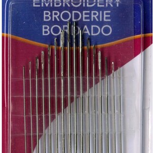 DMC embroidery needles size 5-10