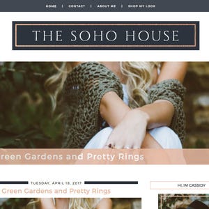 The SoHo House Blogger Template image 1