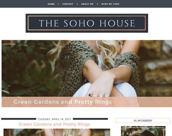 The SoHo House Blogger Template