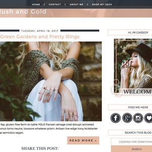 The SoHo House Blogger Template image 2