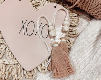 Diffusore di San Valentino / Diffusore olio essenziale / Diffusore macrame / Fascino auto Boho / Diffusore Boho