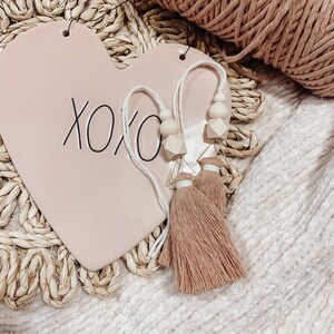 Valentine&#39;s Day Diffuser | Essential Oil Diffuser | Macrame Diffuser | Boho Car Charm | Boho Diffuser