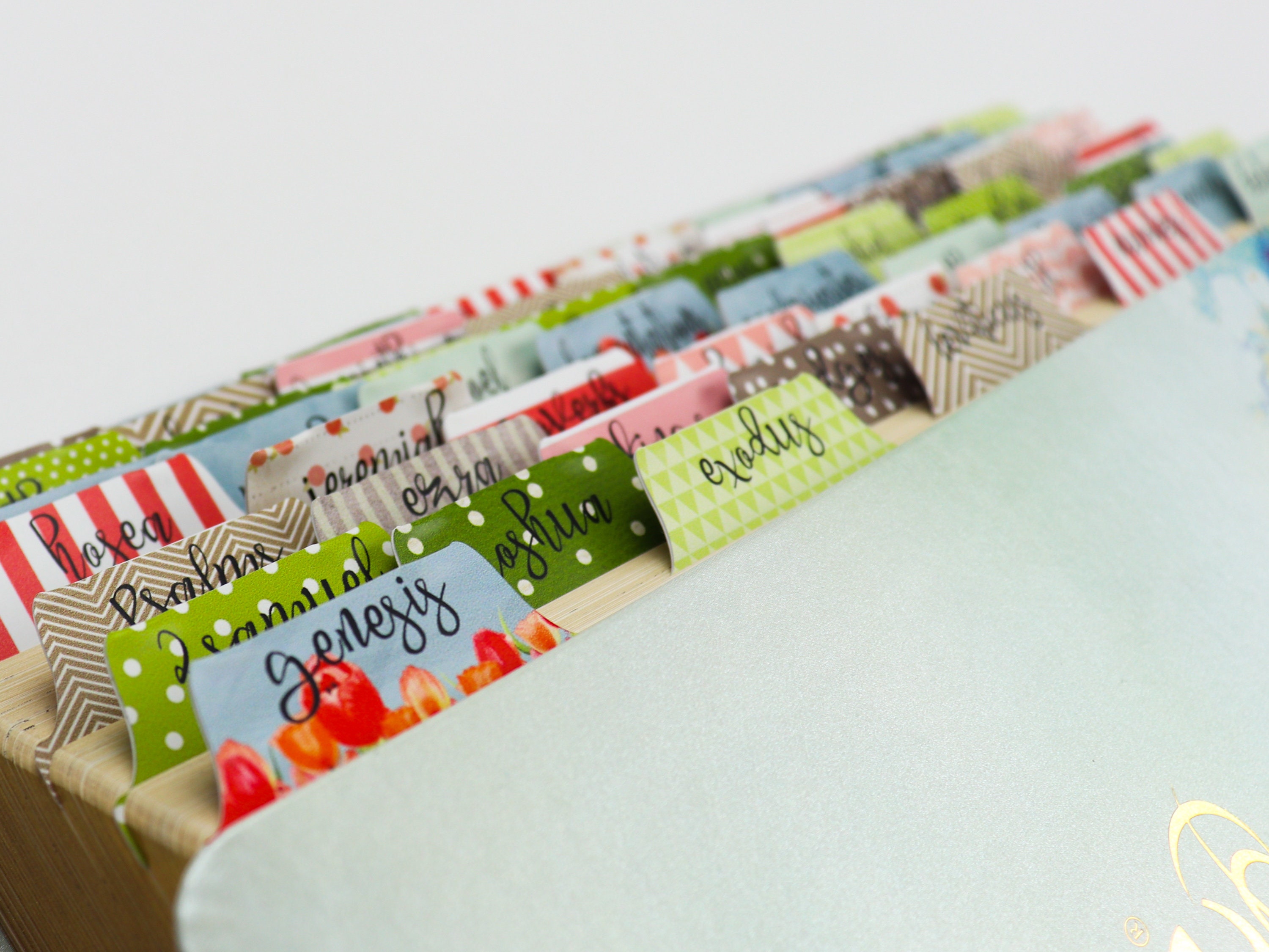 Vinyl Bible Tabs, Meadow - Bible Journaling Tabs, Vinyl Self Adhesive…