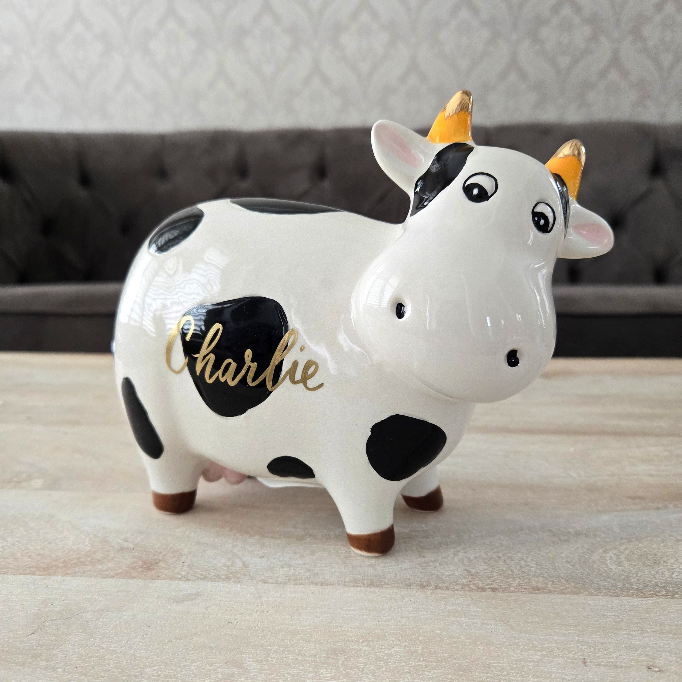 VICE VERSA cow bank 牛の貯金箱 牛 今年こそは貯金箱