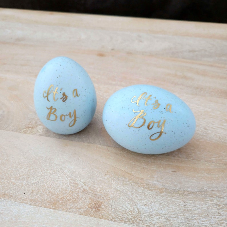 Easter Egg Pregnancy Announcement, We're Expecting Sign, Baby Reveal Gift to Husband or Grandparents, Hatched Spring Baby, Hand Lettered image 9