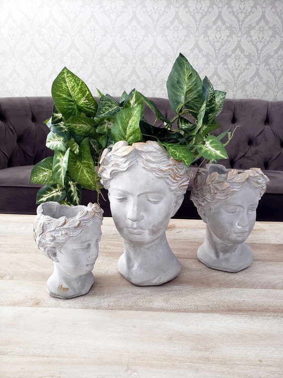 Head flower pot best sale
