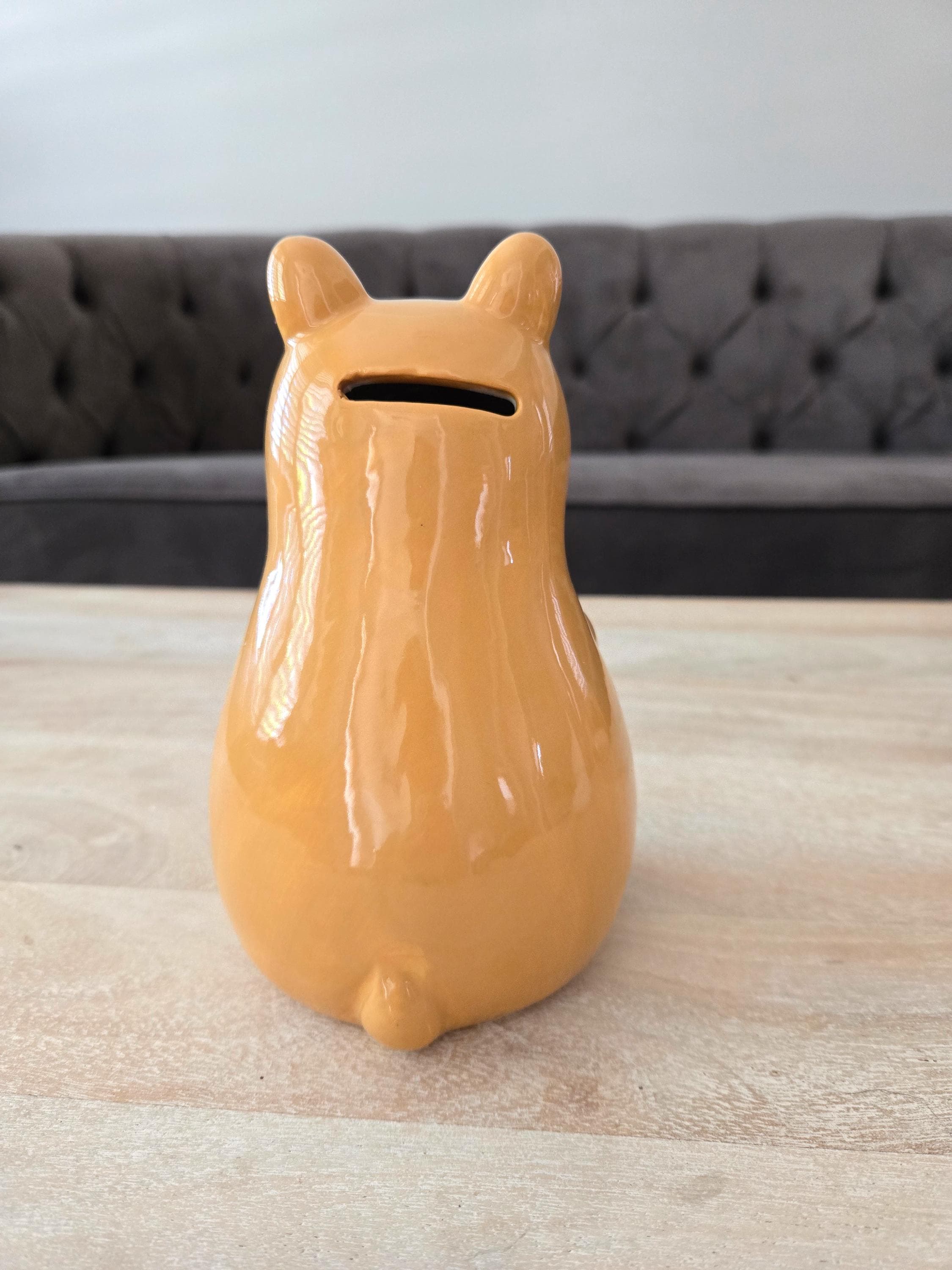 Spaarpot van hout met schattige Capybara spaarpot voor kinderen voor plezier bij het sparen, de Capybara's houden van om de kinderkamer met schattige dieren te versieren