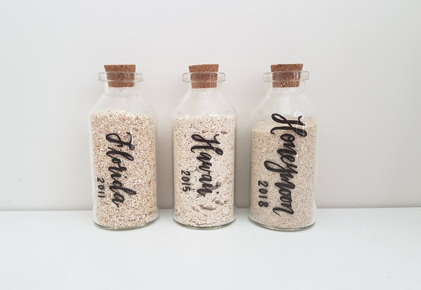 Honeymoon Sand Bottle Jar Keepsake Honeymoon Gifts Travel Etsy