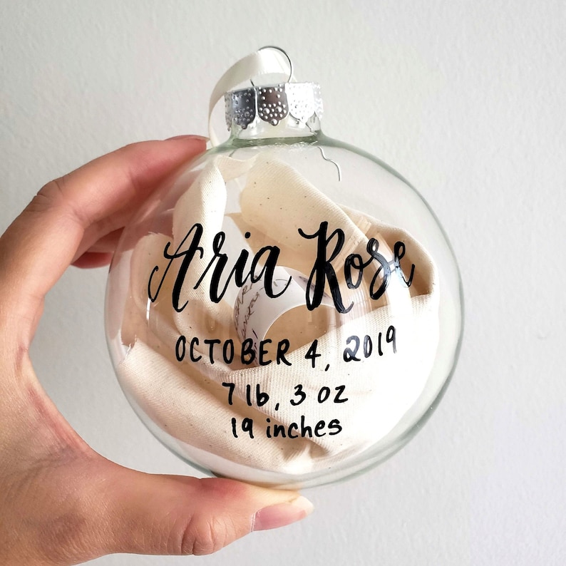 Baby's Birth Stats Ornament Baby Hospital Keepsake Etsy