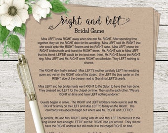 Bridal Shower Game - Etsy