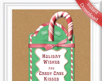 candy cane gift tags etsy candy cane gram template