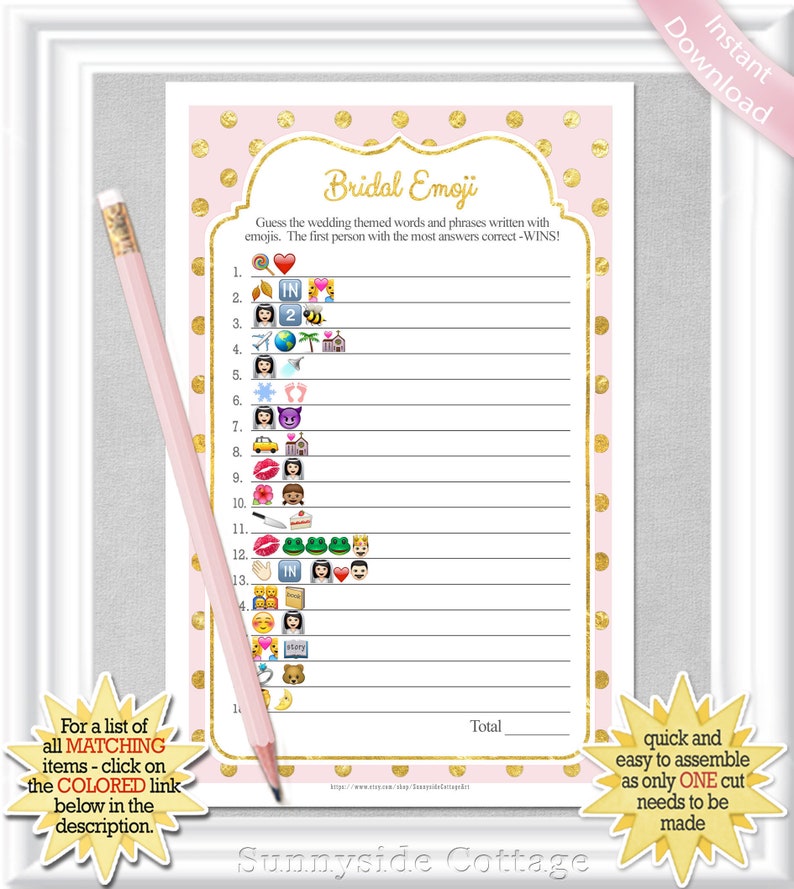 emoji-pictionary-bridal-game-answers-included-bridal-shower-etsy