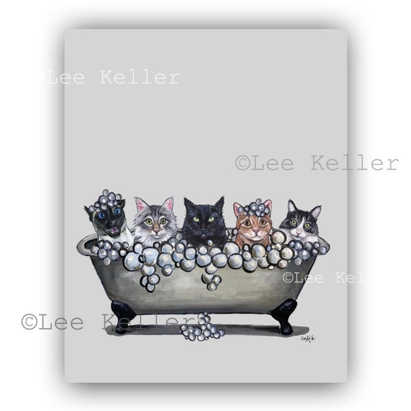 Cat Bathroom Etsy