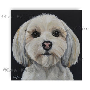 Havanese Art Print, Havanese dog art, Havanese Canvas or Archival Paper, Havanese Prints, Havanese Dog Art, Havanese Decor