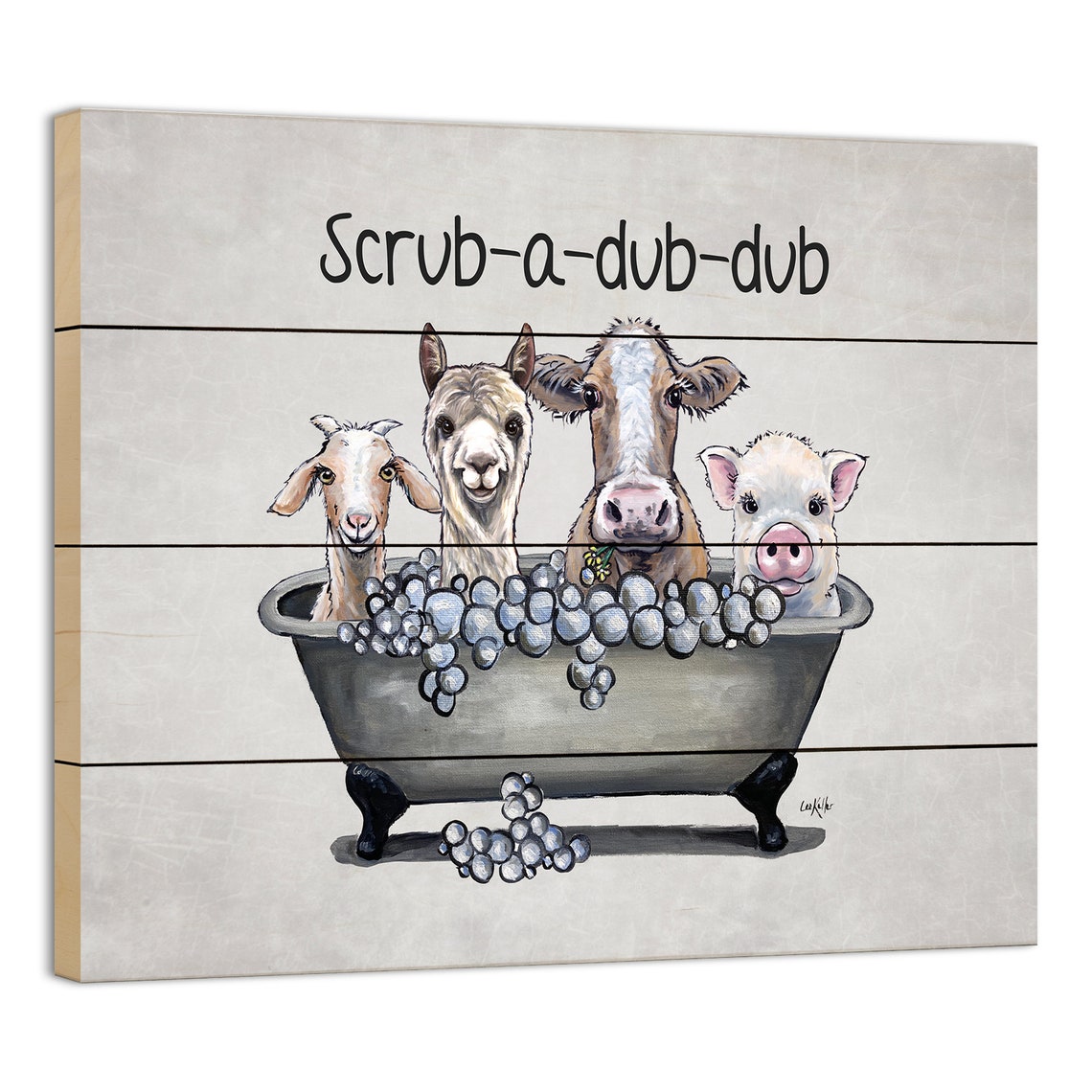 Farm Animal Wood Wall Decor Farm Animal Pallet Art Farm Etsy