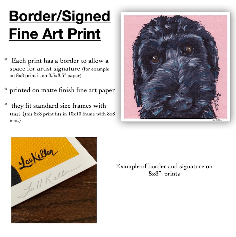 Colorful dog art, hound dog print from original colorful dog painting, colorful canvas dog art image 3