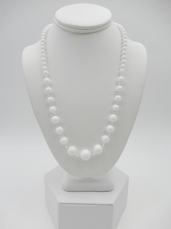 White Cultured Freshwater Pearl Bridal Toggle Necklace with Bali Beads White Cultured Freshwater Pearl Bridal Toggle Necklace with Bali Beads