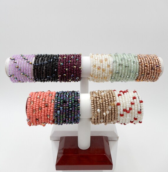 Seed bead wrap bracelets deals