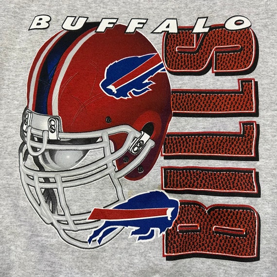 Vintage 90s Buffalo Bills NFL Football Helmet Rar… - image 4