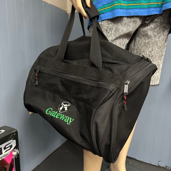 Vintage 90s Gateway Computers Technology Duffle Bag