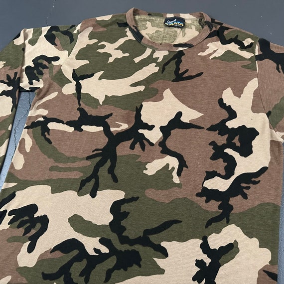 Vintage 80s Kenyon Strata Camouflage/Camo Oversiz… - image 3